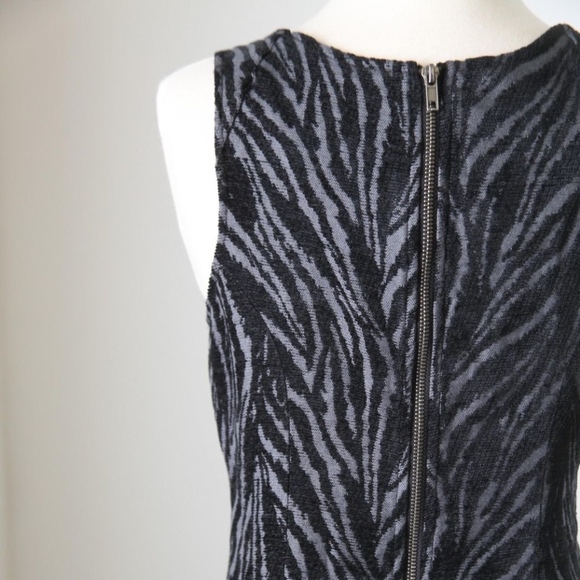 Free People Zebra Print Drop Waist Mini Dress - Picture 3 of 5
